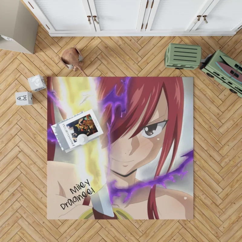 100 Years Quest Erza Adventure Anime Rug