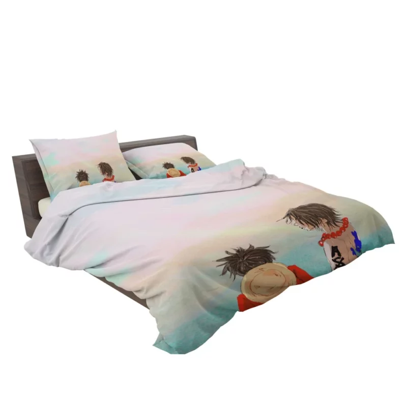 Ace and Luffy Brothers Bond Anime Bedding Set 2