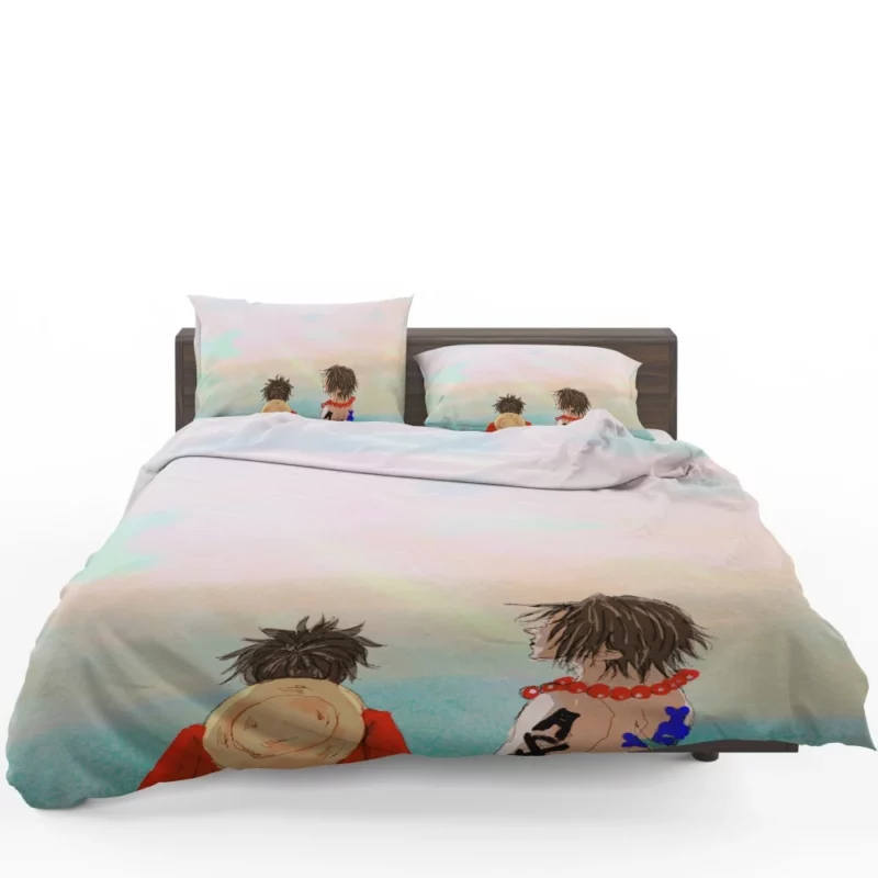 Ace and Luffy Brothers Bond Anime Bedding Set