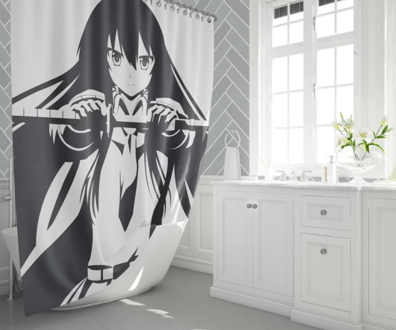 Akame Assassin Tale in Akame ga Kill! Anime Shower Curtain 1