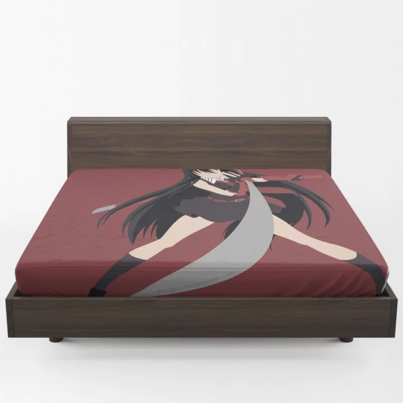 Akame Bloodstained Blade of Akame ga Kill! Anime Fitted Sheet 1