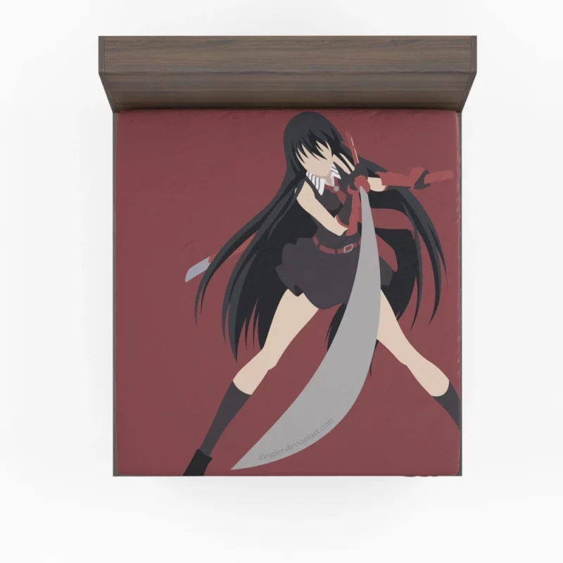 Akame Bloodstained Blade of Akame ga Kill! Anime Fitted Sheet