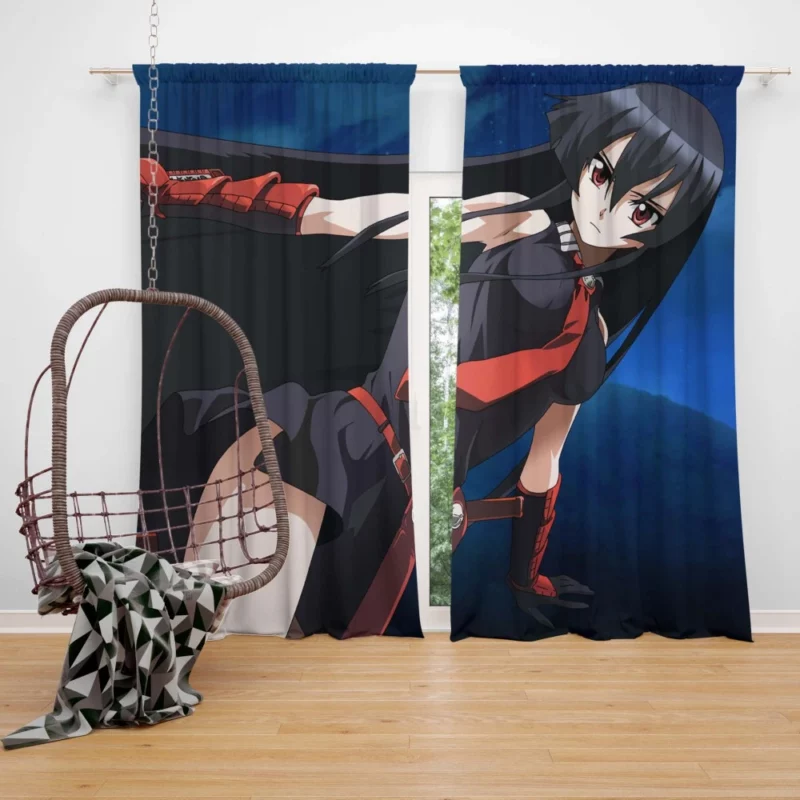 Akame Deadly Beauty of Akame ga Kill! Anime Curtain