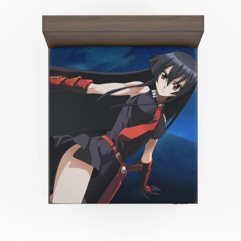 Akame Deadly Beauty of Akame ga Kill! Anime Fitted Sheet