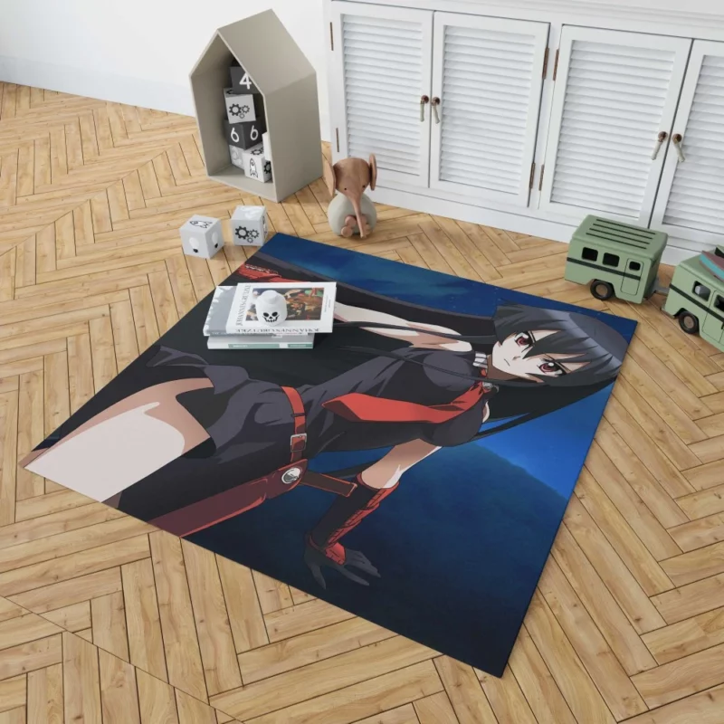 Akame Deadly Beauty of Akame ga Kill! Anime Rug 1