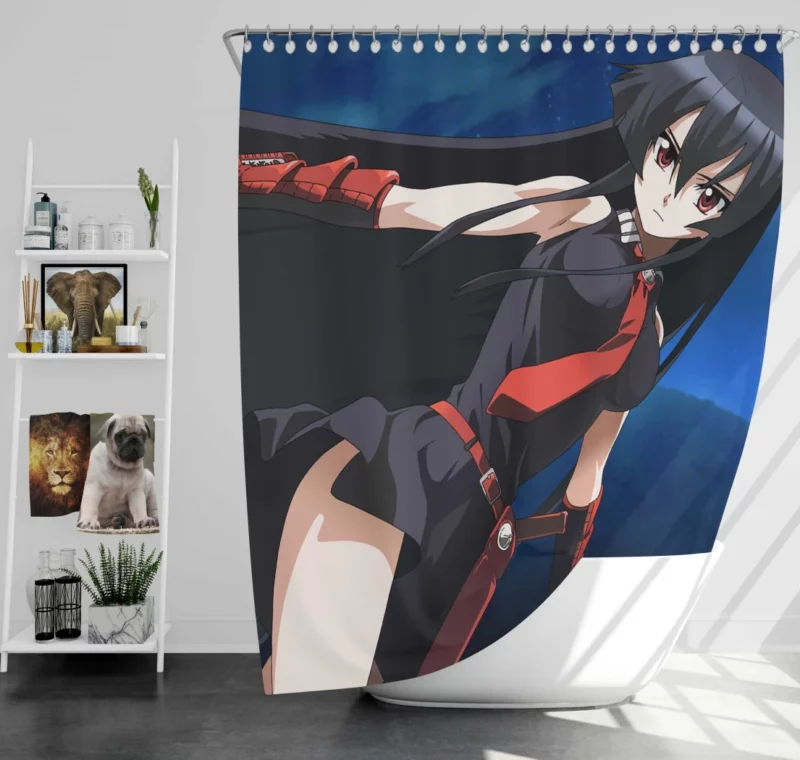 Akame Deadly Beauty of Akame ga Kill! Anime Shower Curtain