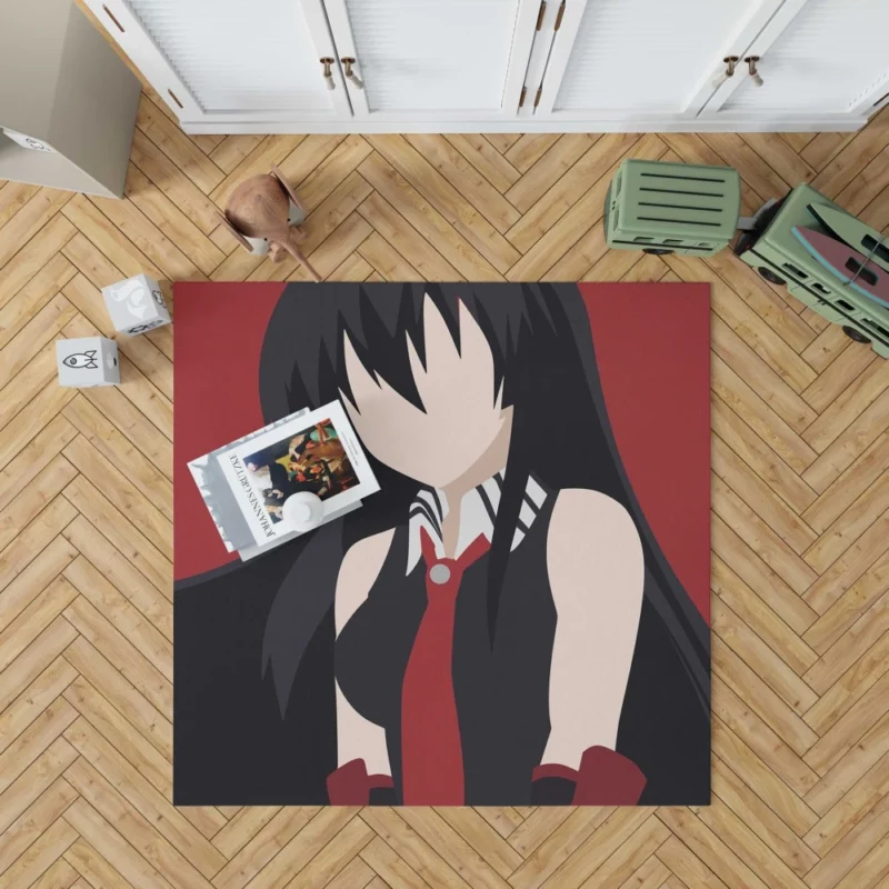 Akame Masked Swordswoman in Akame ga Kill! Anime Rug