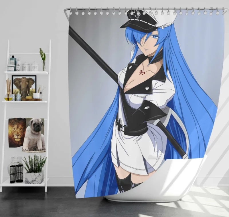 Akame Path of Shadows in Akame ga Kill! Anime Shower Curtain