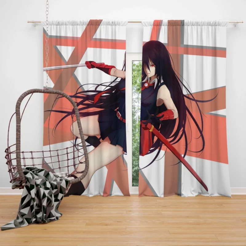 Akame Shadowed Past in Akame ga Kill! Anime Curtain