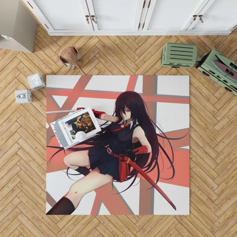 Akame Shadowed Past in Akame ga Kill! Anime Rug