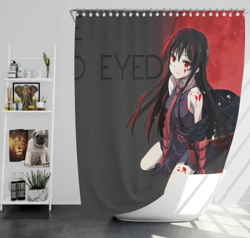 Akame ga Kill! Saga Battle and Adventure Anime Shower Curtain