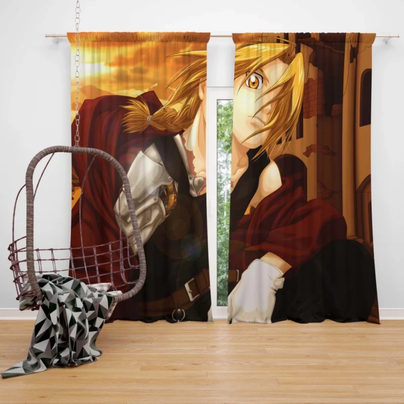 Alchemical Alliances Edward Roy Riza Anime Curtain