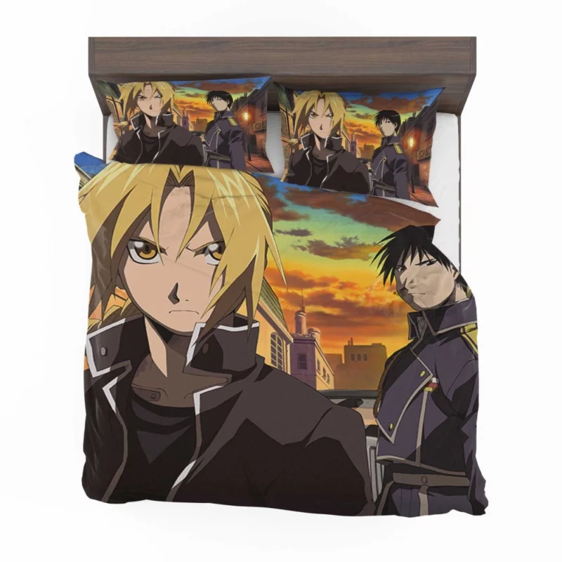 Alchemical Brothers Edward and Roy Anime Bedding Set 1