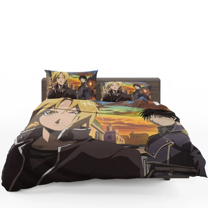 Alchemical Brothers Edward and Roy Anime Bedding Set