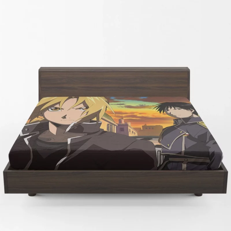 Alchemical Brothers Edward and Roy Anime Fitted Sheet 1