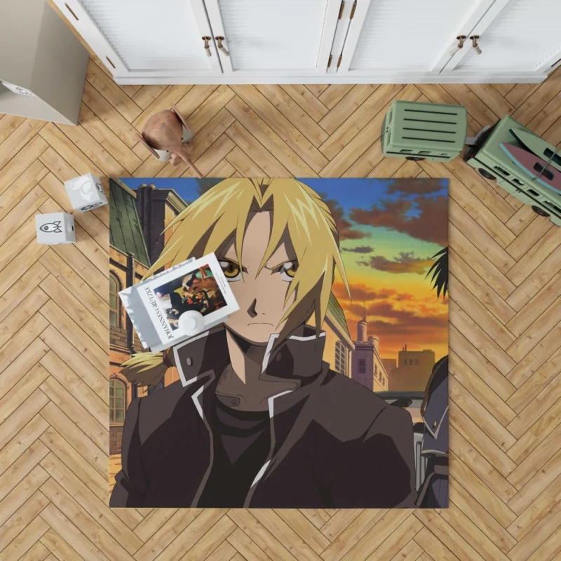 Alchemical Brothers Edward and Roy Anime Rug