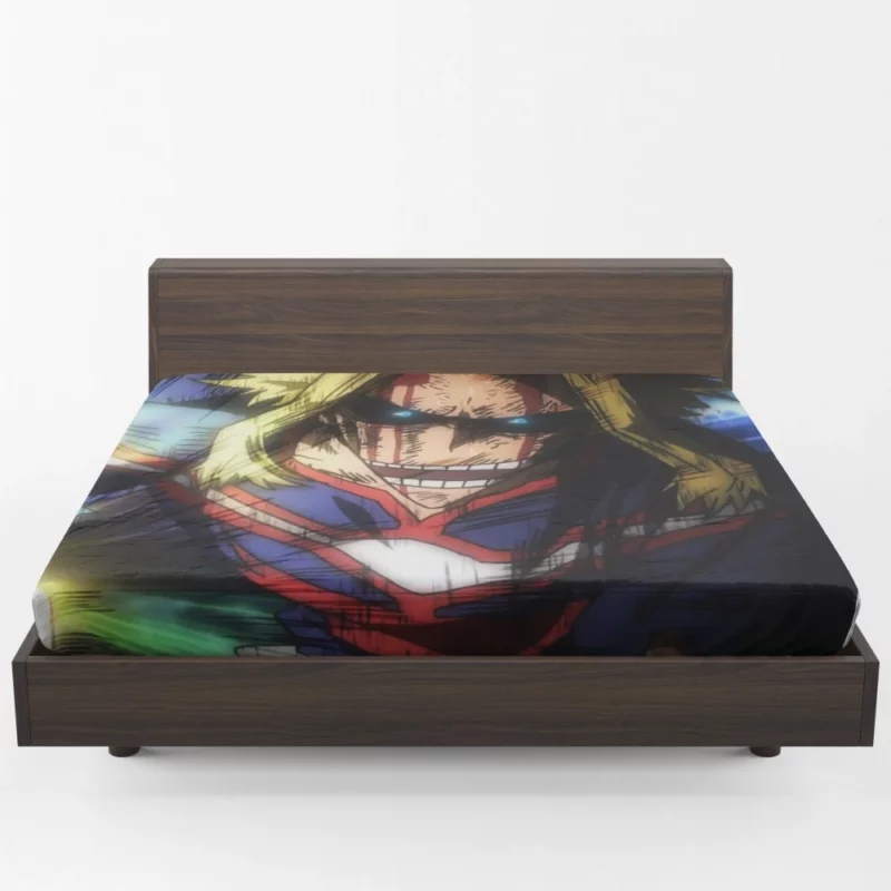 All Might Beacon of Justice Anime Fitted Sheet 1