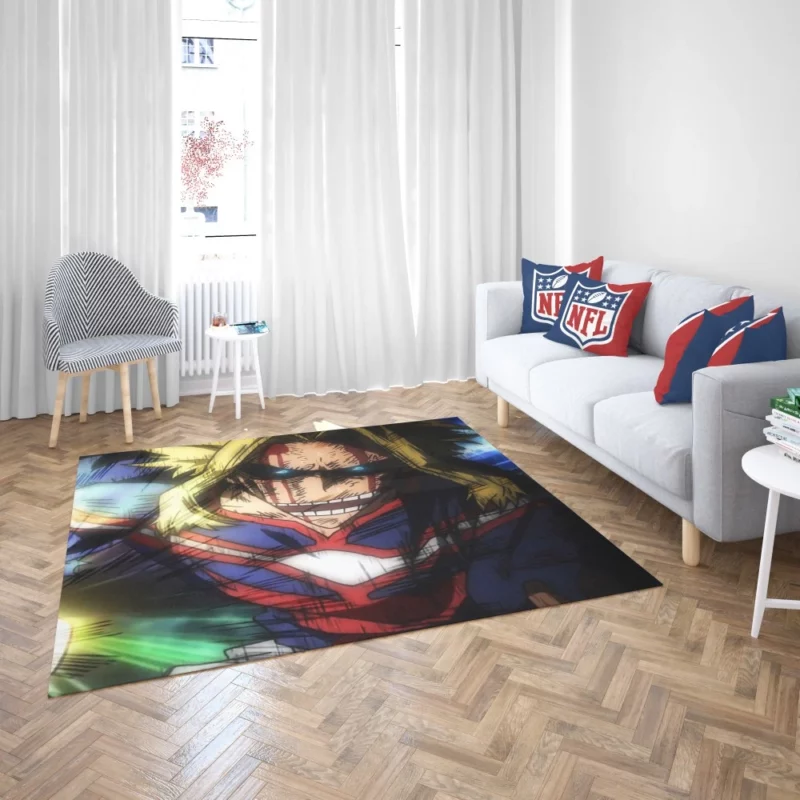 All Might Beacon of Justice Anime Rug 2