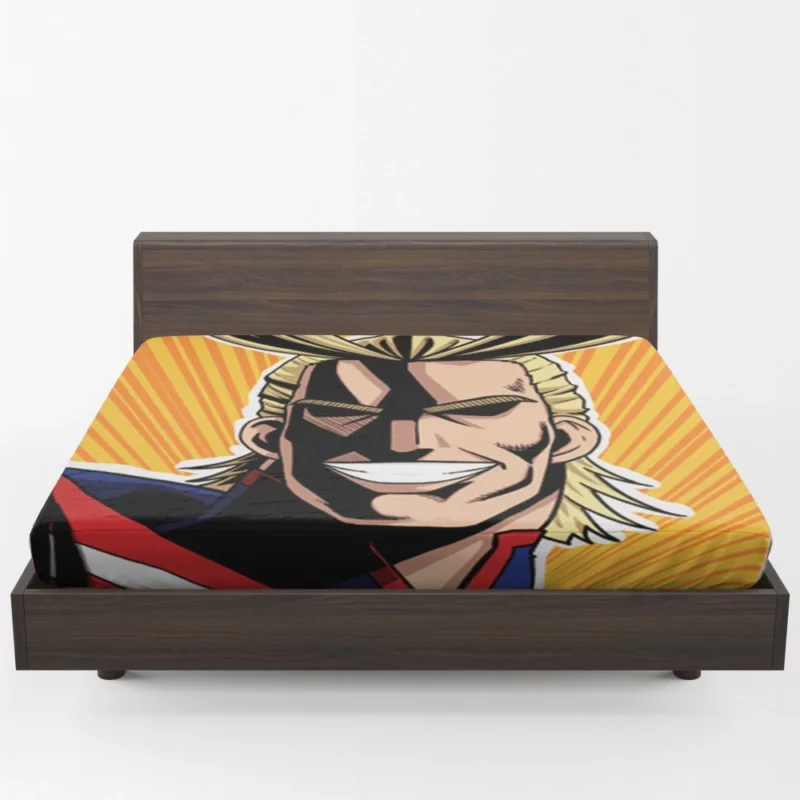 All Might Enduring Legacy Anime Fitted Sheet 1