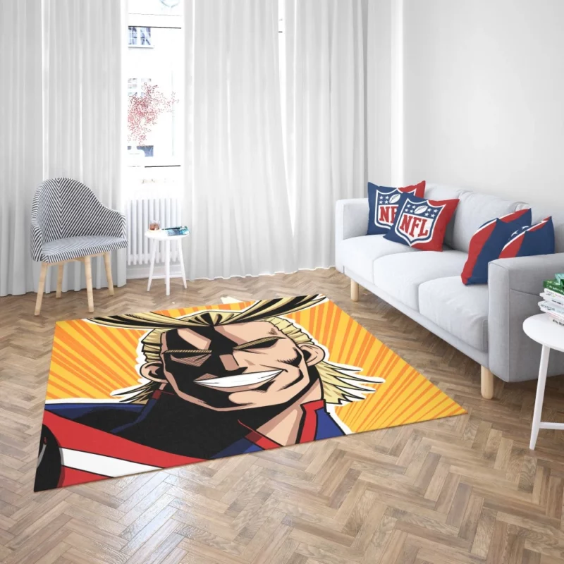 All Might Enduring Legacy Anime Rug 2