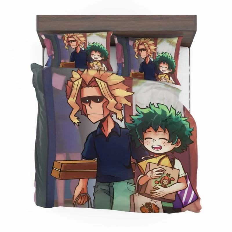 All Might Guidance for Deku Anime Bedding Set 1