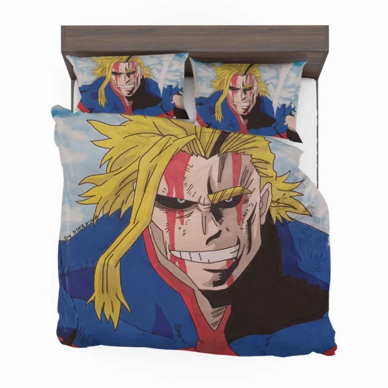 All Might Heroic Impact Anime Bedding Set 1