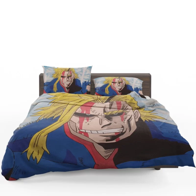 All Might Heroic Impact Anime Bedding Set