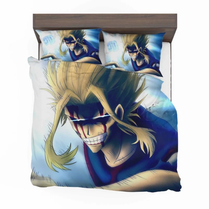 All Might Heroic Impact in MHA Anime Bedding Set 1