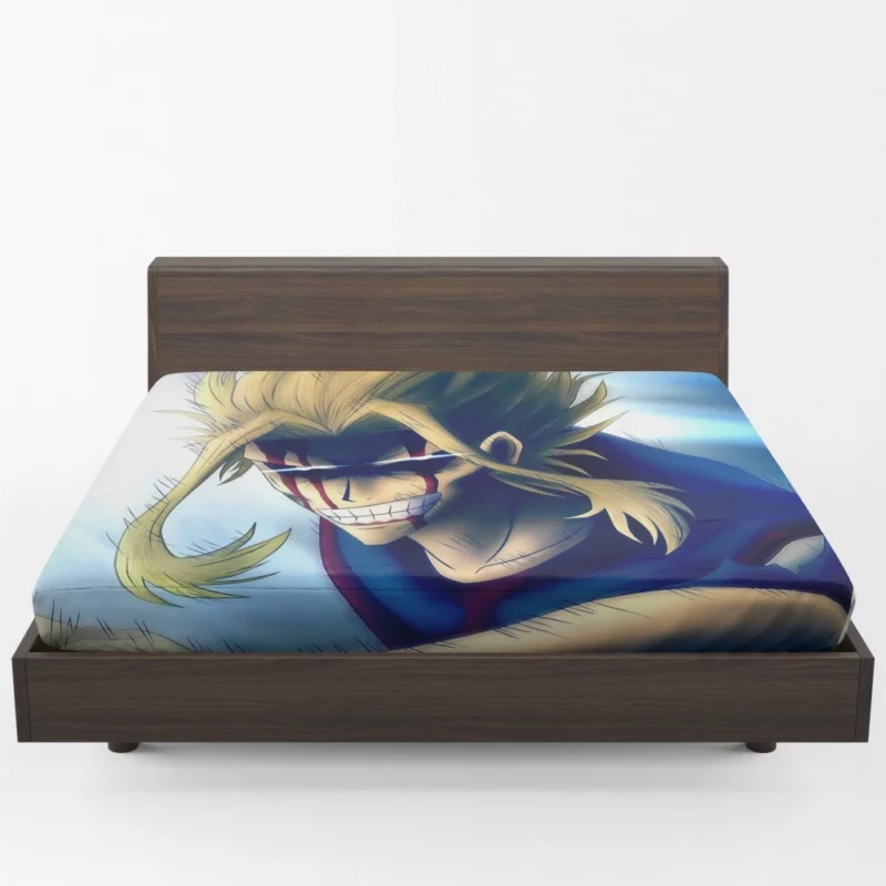 All Might Heroic Impact in MHA Anime Fitted Sheet 1