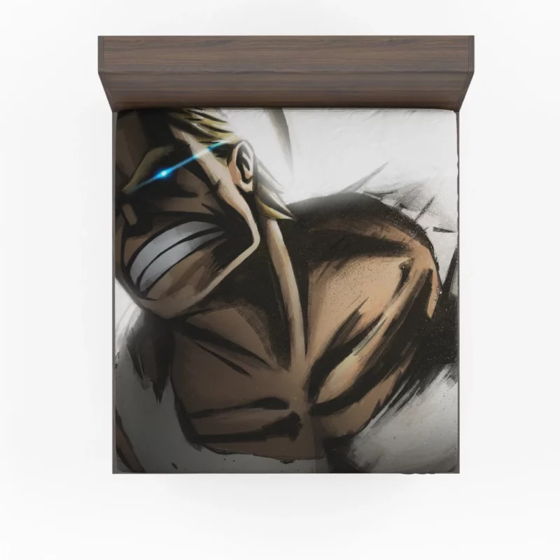 All Might Heroic Journey Anime Fitted Sheet