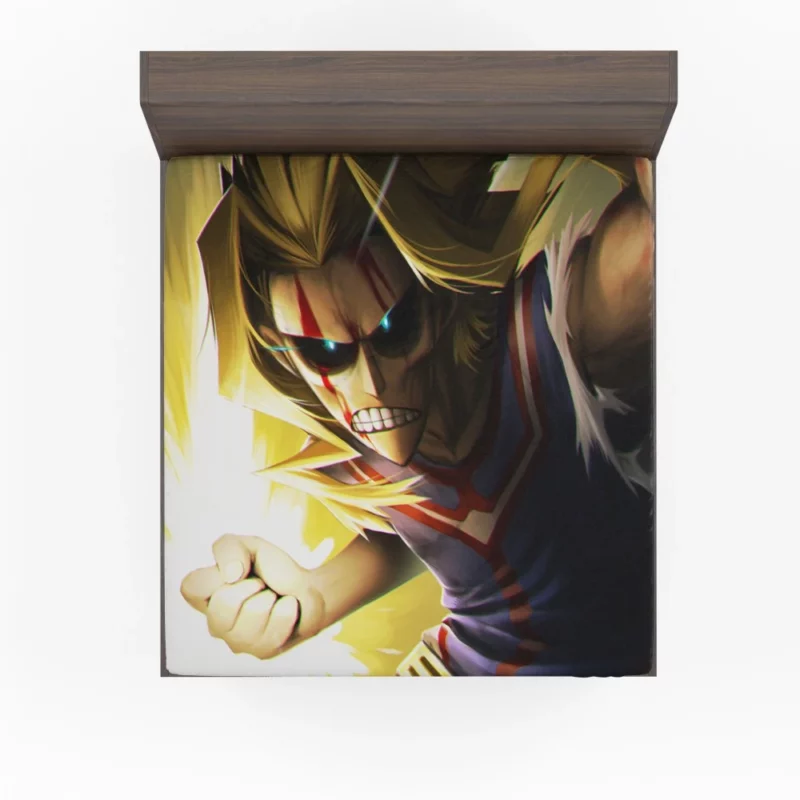 All Might Heroic Legacy Anime Fitted Sheet