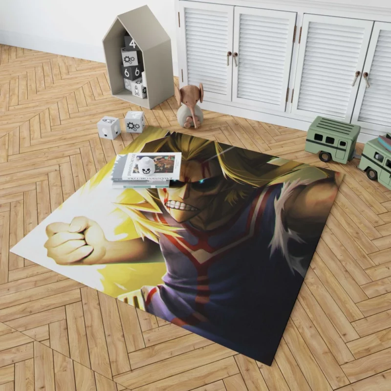 All Might Heroic Legacy Anime Rug 1