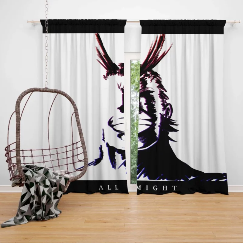 All Might Heroic Spirit Anime Curtain