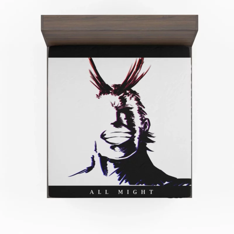 All Might Heroic Spirit Anime Fitted Sheet