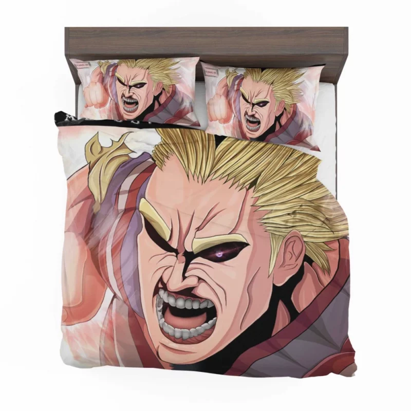 All Might Inspiring Resolve Anime Bedding Set 1