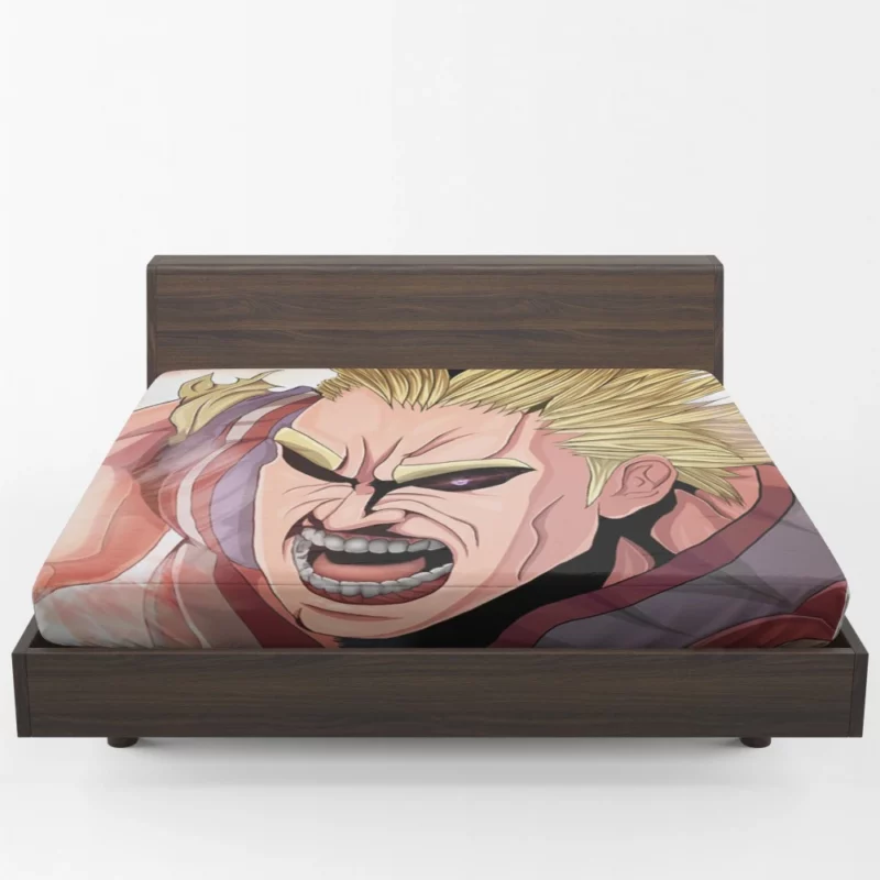 All Might Inspiring Resolve Anime Fitted Sheet 1