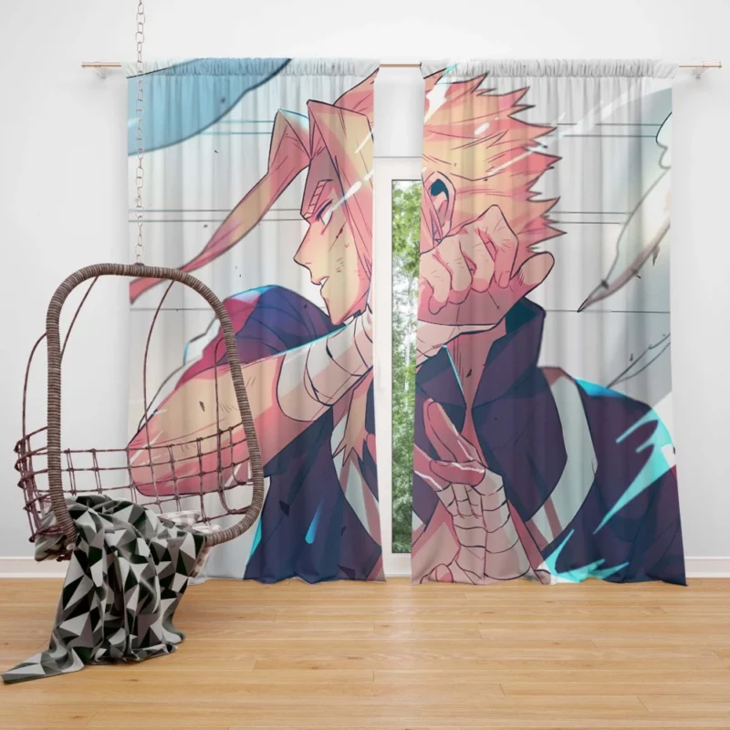 All Might Lasting Impact Anime Curtain