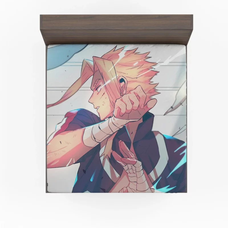 All Might Lasting Impact Anime Fitted Sheet