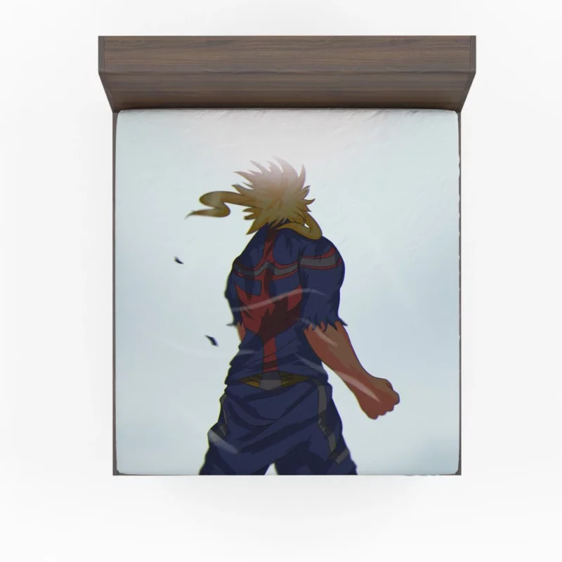 All Might Legacy in My Hero Academia Anime Fitted Sheet