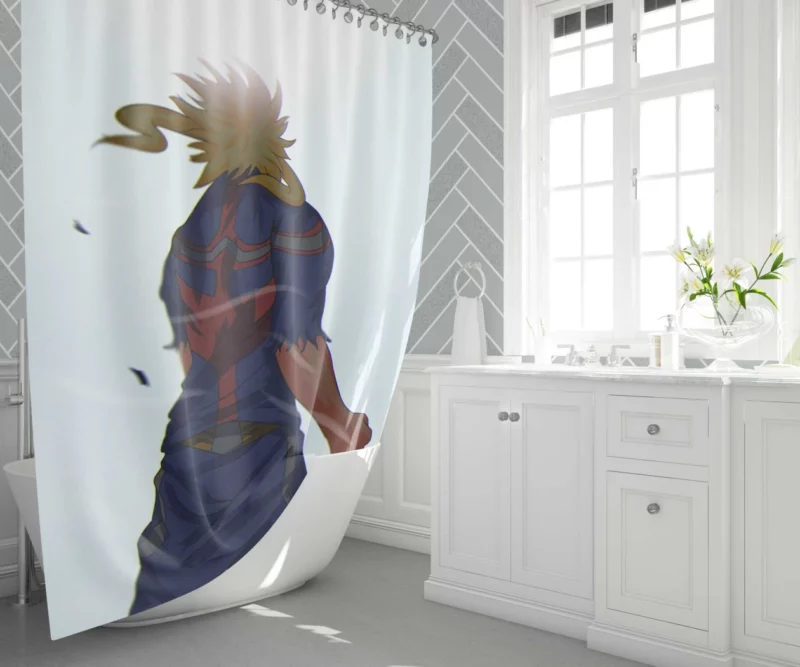 All Might Legacy in My Hero Academia Anime Shower Curtain 1