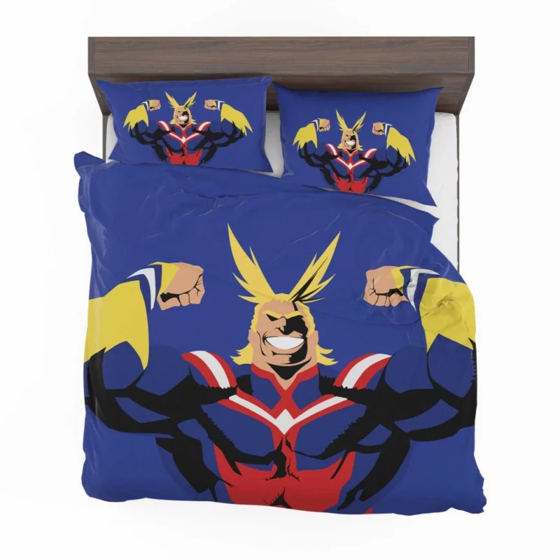 All Might Sacrifice and Courage Anime Bedding Set 1