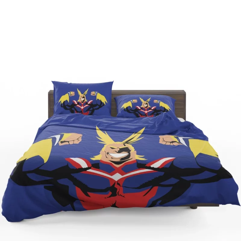 All Might Sacrifice and Courage Anime Bedding Set