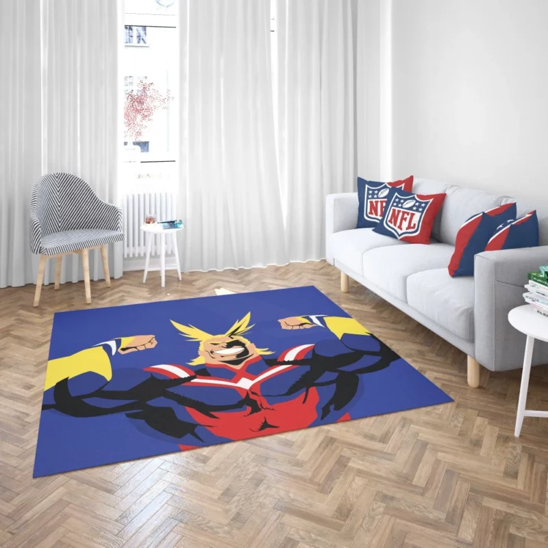 All Might Sacrifice and Courage Anime Rug 2