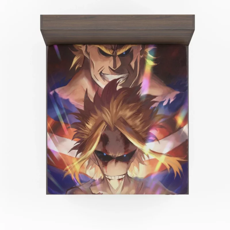 All Might Smile Symbol of Hope Anime Fitted Sheet