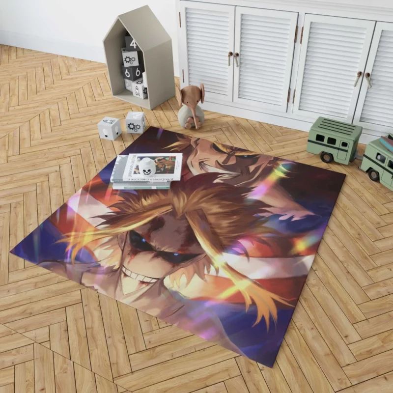 All Might Smile Symbol of Hope Anime Rug 1