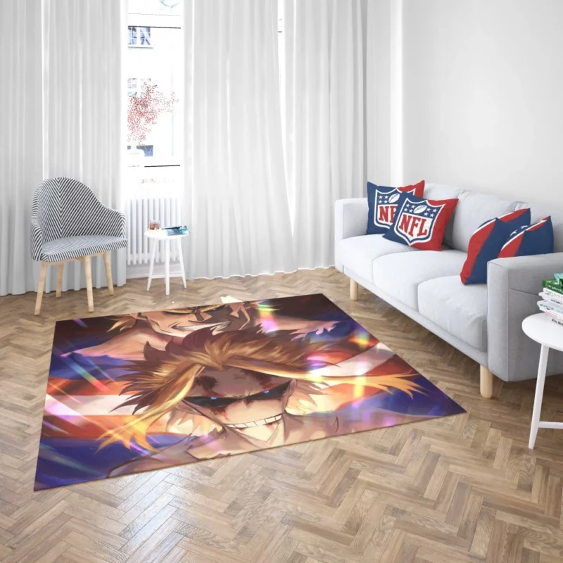 All Might Smile Symbol of Hope Anime Rug 2