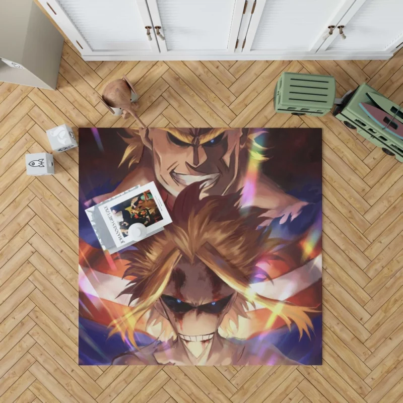 All Might Smile Symbol of Hope Anime Rug