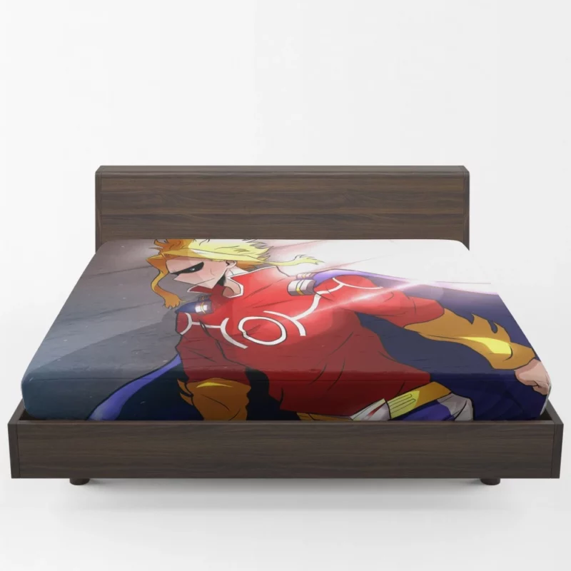 All Might Symbol of Peace Anime Fitted Sheet 1