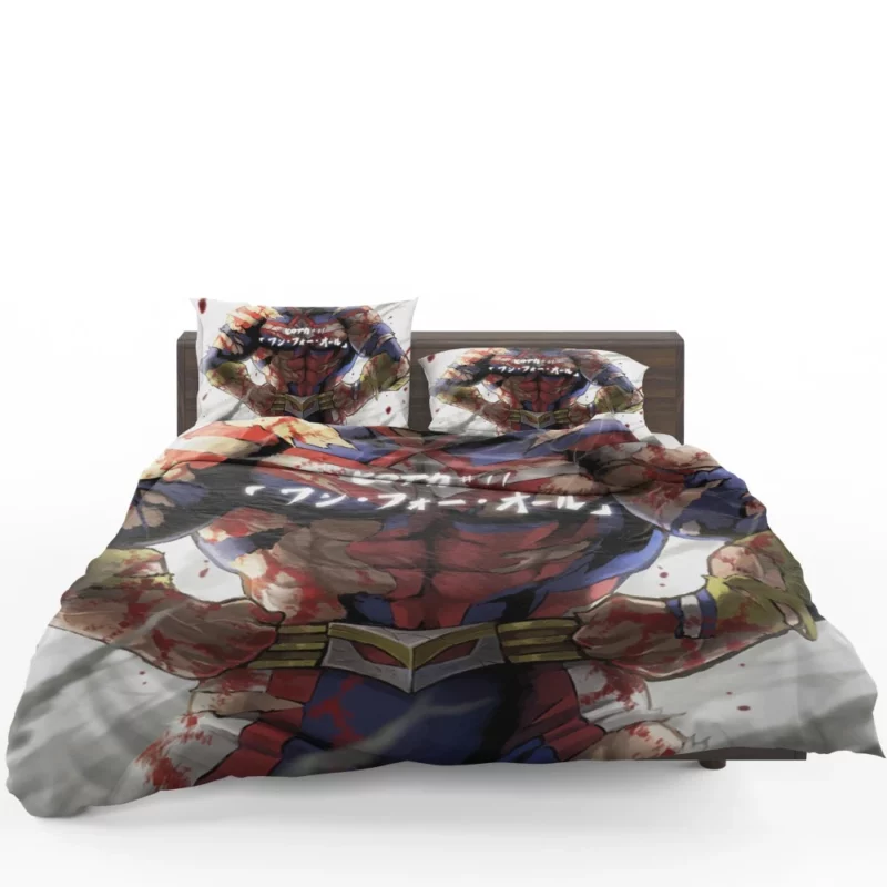 All Might Triumph and Dedication Anime Bedding Set