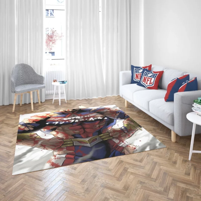 All Might Triumph and Dedication Anime Rug 2